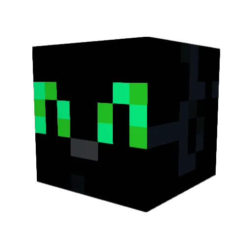 Buky123 Minecraft avatar head, 3D render