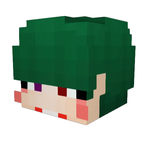 Bul_Al Minecraft avatar head, 3D render