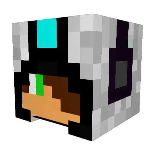 Bulbags Minecraft avatar head, 3D render