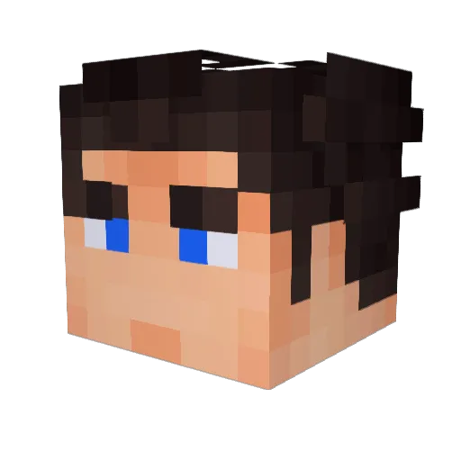 Bulborb Minecraft avatar head, 3D render