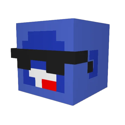 BulgarskiOboz Minecraft avatar head, 3D render