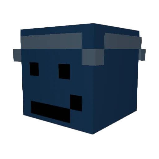 Buligifo_v2 Minecraft avatar head, 3D render