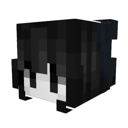 Bulioney Minecraft avatar head, 3D render