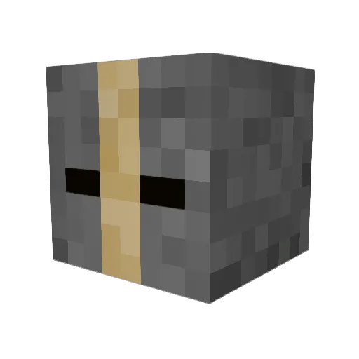 Bulkho Minecraft avatar head, 3D render