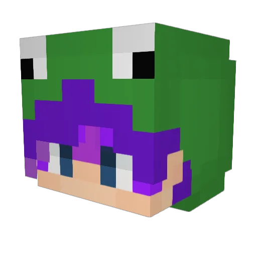 BulkyL Minecraft avatar head, 3D render