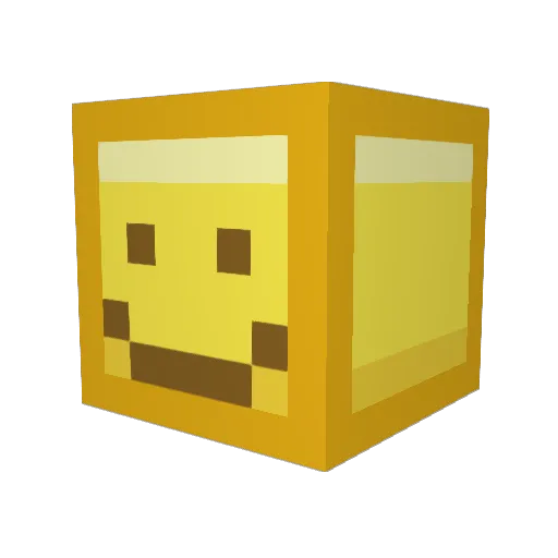 Bulkywhistle Minecraft avatar head, 3D render