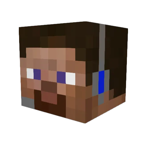 BulkzEz Minecraft avatar head, 3D render