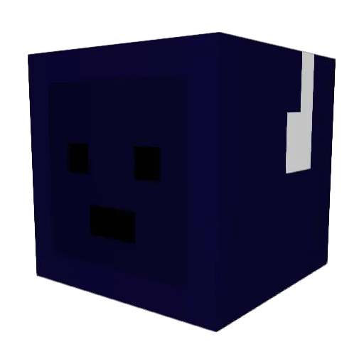 Bull3t Minecraft avatar head, 3D render