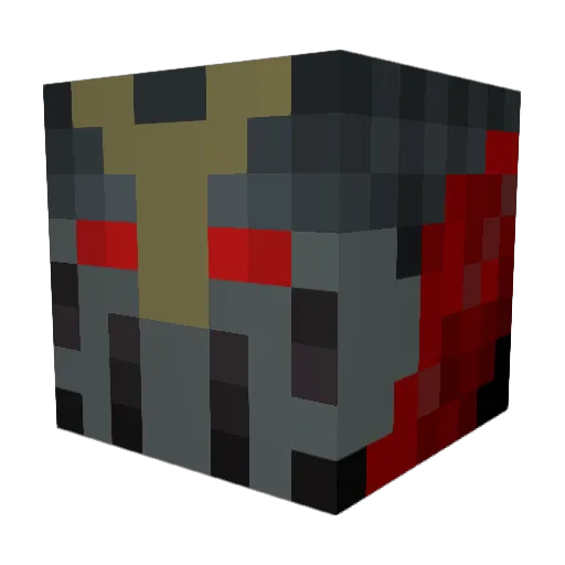 Bulldognic Minecraft avatar head, 3D render