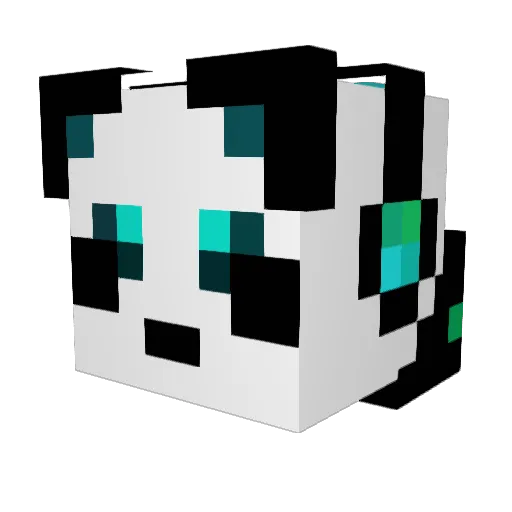 Bullen_2008 Minecraft avatar head, 3D render