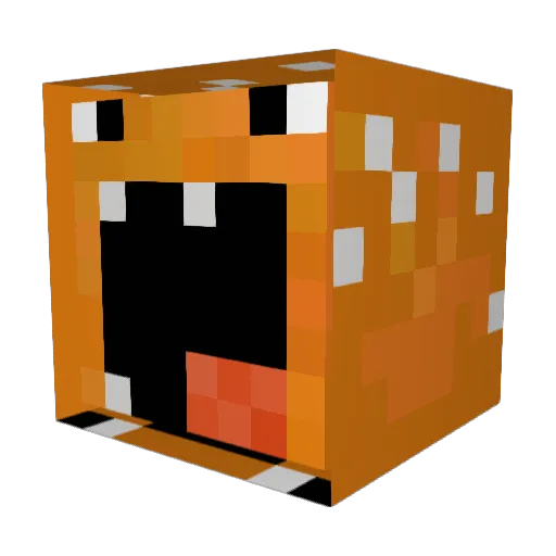 Buller_ Minecraft avatar head, 3D render