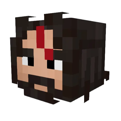 Bullet226 Minecraft avatar head, 3D render
