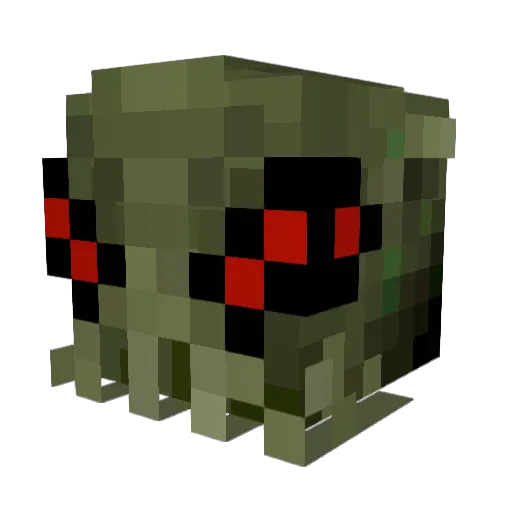 Bullet8603 Minecraft avatar head, 3D render