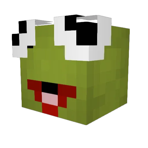 BulletB1 Minecraft avatar head, 3D render