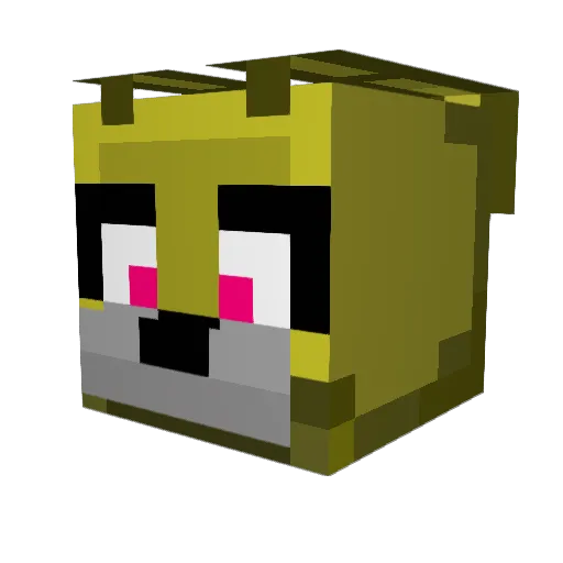 BulletShot300 Minecraft avatar head, 3D render