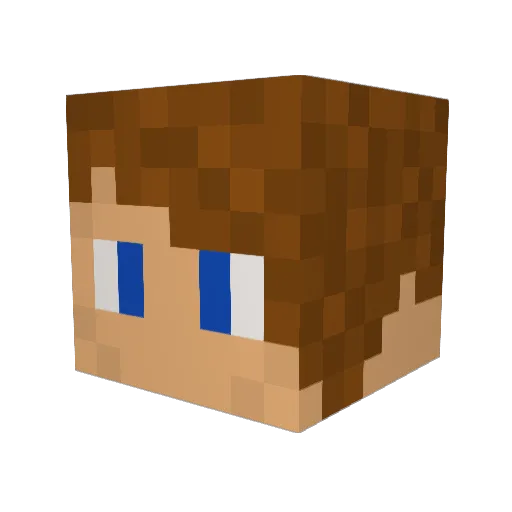 BulletSoul97 Minecraft avatar head, 3D render