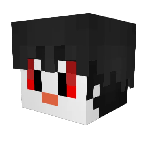 BulletTheCabbit Minecraft avatar head, 3D render