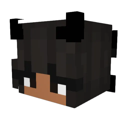 Bulletgirl20 Minecraft avatar head, 3D render