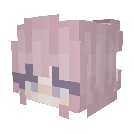 Bulletproof10 Minecraft avatar head, 3D render