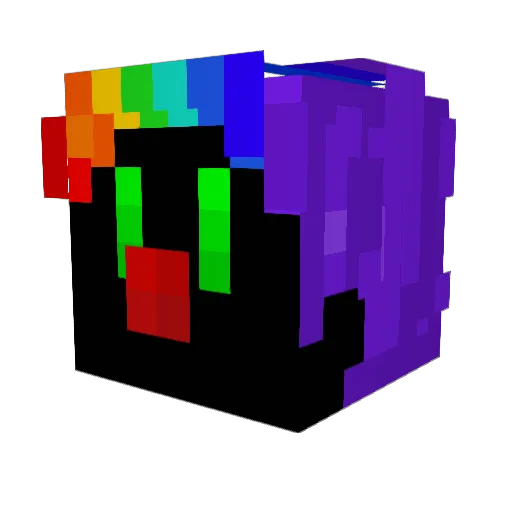 Bulletz4Beakfst Minecraft avatar head, 3D render