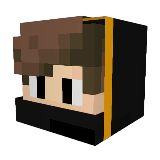 BulutProGamer Minecraft avatar head, 3D render