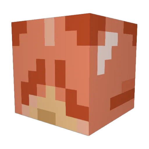 BumBoi2000 Minecraft avatar head, 3D render