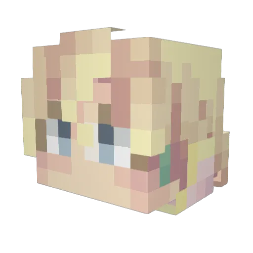 BumBreacher Minecraft avatar head, 3D render
