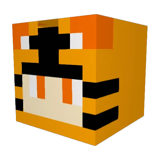 BumGu Minecraft avatar head, 3D render