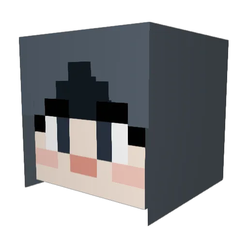 BumGus030 Minecraft avatar head, 3D render