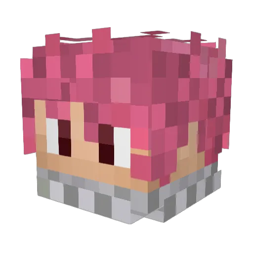 BumLoTelLi Minecraft avatar head, 3D render