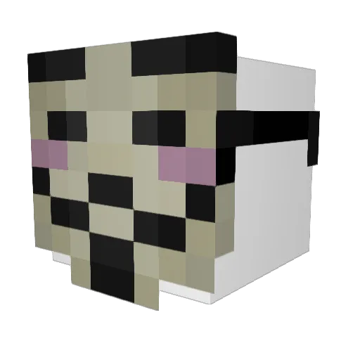 Bumban037 Minecraft avatar head, 3D render