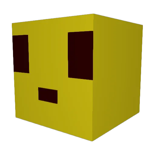 Bumbelbee101 Minecraft avatar head, 3D render