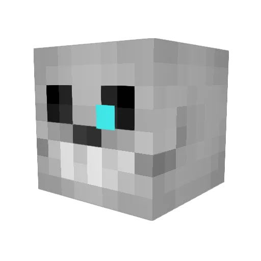BumberBifteen Minecraft avatar head, 3D render