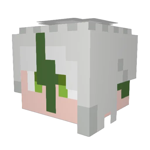 BumbleBeast012 Minecraft avatar head, 3D render