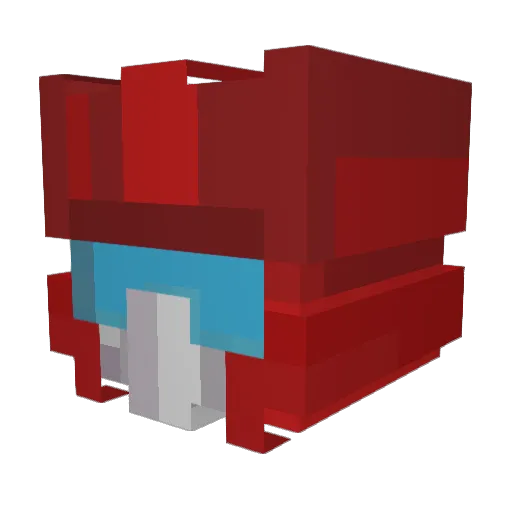 BumbleWitch32 Minecraft avatar head, 3D render