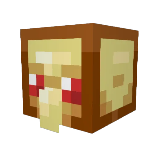 Bumblebee2104 Minecraft avatar head, 3D render