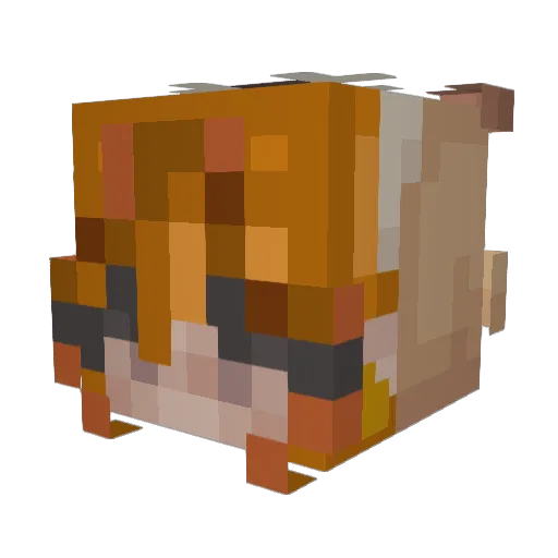 BumblingBeehive Minecraft avatar head, 3D render