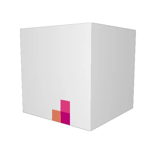 Bumggg Minecraft avatar head, 3D render