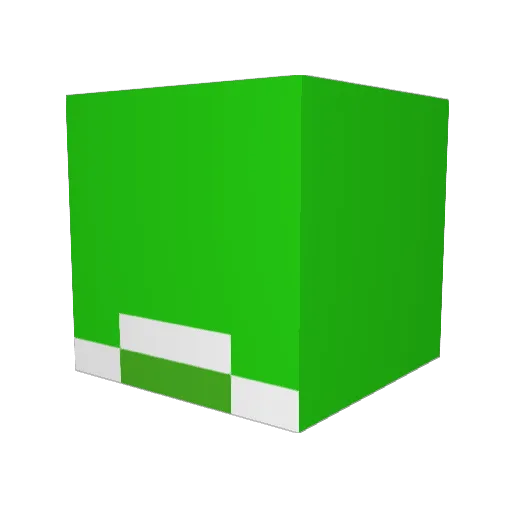 Bumi2 Minecraft avatar head, 3D render