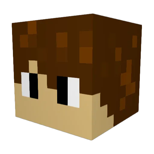 Bump30 Minecraft avatar head, 3D render