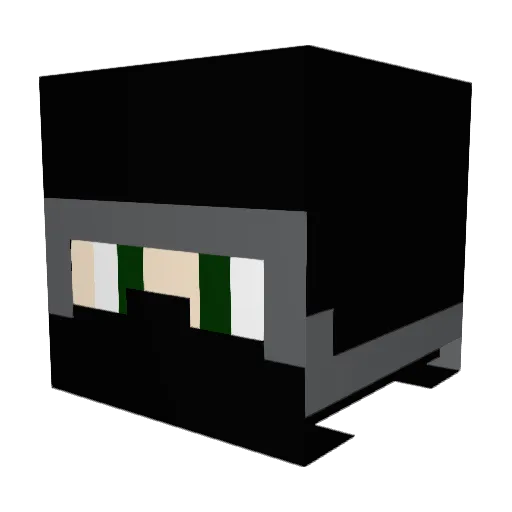 BumpyNoodle Minecraft avatar head, 3D render