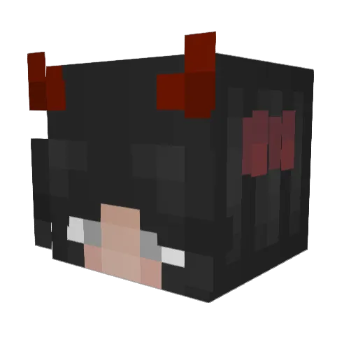 BunBerryShake Minecraft avatar head, 3D render