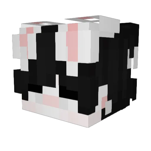 BunBunisMe Minecraft avatar head, 3D render