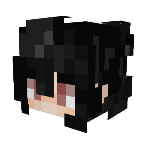 BunRosette Minecraft avatar head, 3D render