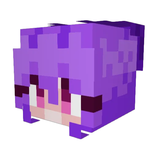 Bun_E Minecraft avatar head, 3D render