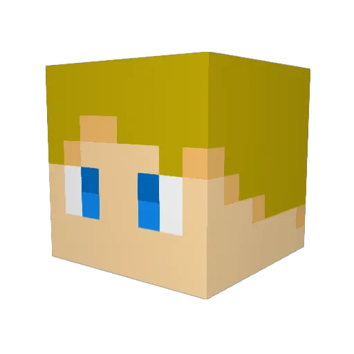 BungaLad3 Minecraft avatar head, 3D render