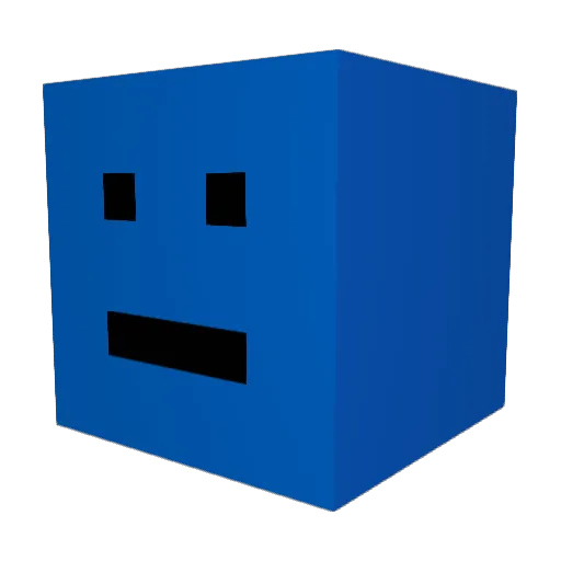 Bungh0leio Minecraft avatar head, 3D render