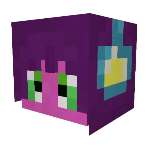 BunjilsMumx Minecraft avatar head, 3D render