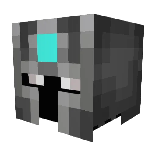 BunkPenguinZ Minecraft avatar head, 3D render
