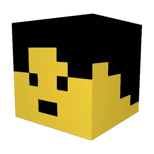BunkeXDTV Minecraft avatar head, 3D render